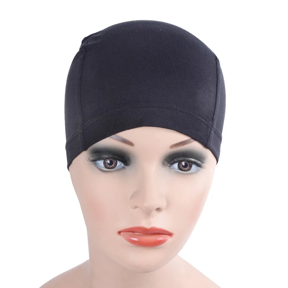 Bamboo Fiber Wig Cap for Women Comfortable and Elastic Wig Cap Wearing under Wigs