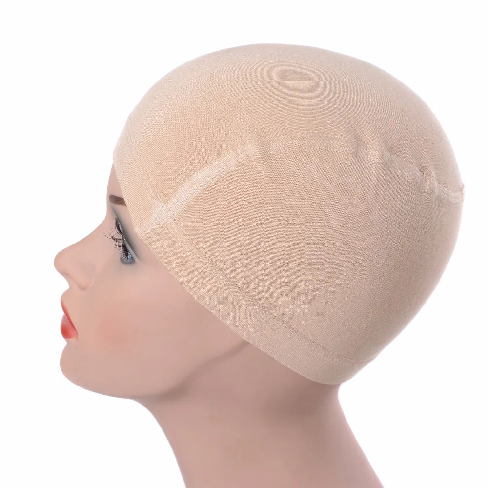 Bamboo Fiber Wig Cap for Women Comfortable and Elastic Wig Cap Wearing under Wigs