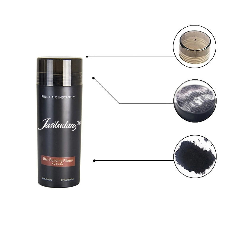 Hair Fiber Powder Hair Seams Covers Fiber Powder Hair Powder Can Hair Full-Bodied Waterproof Hair Powder Auxiliary Nozzle Set