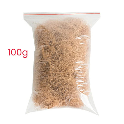 Natural Coconut Husk Fiber Orchids Crafts, Pet Bedding, Insect-Proof, Protect Plants, Maintain Soil Temperature 200g