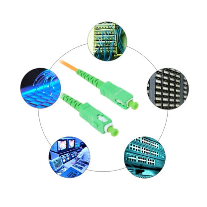 SC/APC-SC/APC-SM 2mm Fiber Optic Jumper Cable Single Mode Extension Patch Cord 1m/ 2m/ 3m /5m /10m
