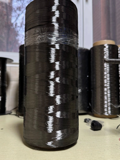 Lenght 30m 50m 100m 1K 3K 6K 12K 24K 48K 50K Carbon Black Fiber Thread High Quality Long Line Carbon