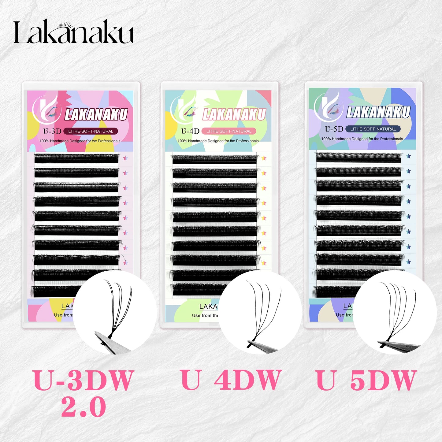 Premade U Lashes Automatic Fannnig Fans W Cilios Blooming Eyelash Extensions 3D UU Cilios Premiem Fibers