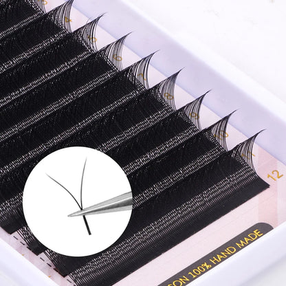 ARISON 3D/4D/5D/6D W-Shape Eyelashes Extension Premade Volume Fans YY-shape Lashes Faux Mink Soft Easy Faning Natural Lash