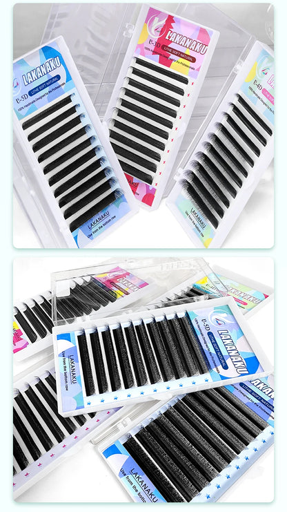 Premade U Lashes Automatic Fannnig Fans W Cilios Blooming Eyelash Extensions 3D UU Cilios Premiem Fibers