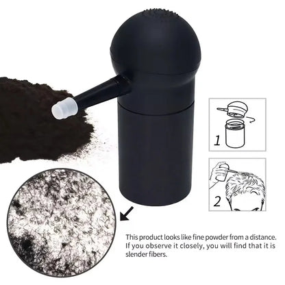 Hair Fiber Powder Hair Seams Covers Fiber Powder Hair Powder Can Hair Full-Bodied Waterproof Hair Powder Auxiliary Nozzle Set