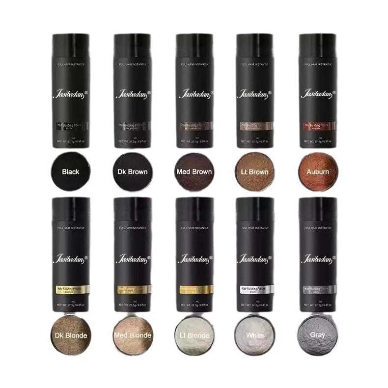 Hair Fiber Powder Hair Seams Covers Fiber Powder Hair Powder Can Hair Full-Bodied Waterproof Hair Powder Auxiliary Nozzle Set