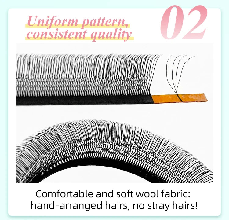 Premade U Lashes Automatic Fannnig Fans W Cilios Blooming Eyelash Extensions 3D UU Cilios Premiem Fibers