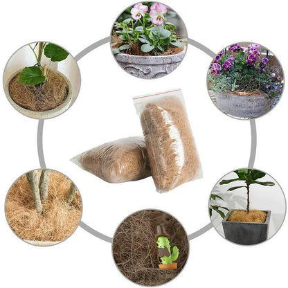 Natural Coconut Husk Fiber Orchids Crafts, Pet Bedding, Insect-Proof, Protect Plants, Maintain Soil Temperature 200g