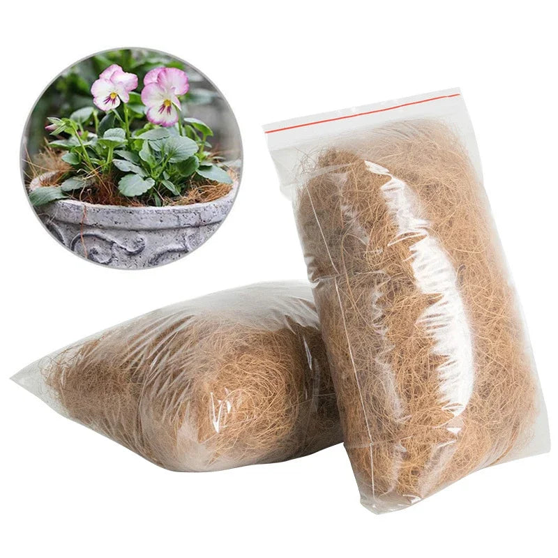 Natural Coconut Husk Fiber Orchids Crafts, Pet Bedding, Insect-Proof, Protect Plants, Maintain Soil Temperature 200g